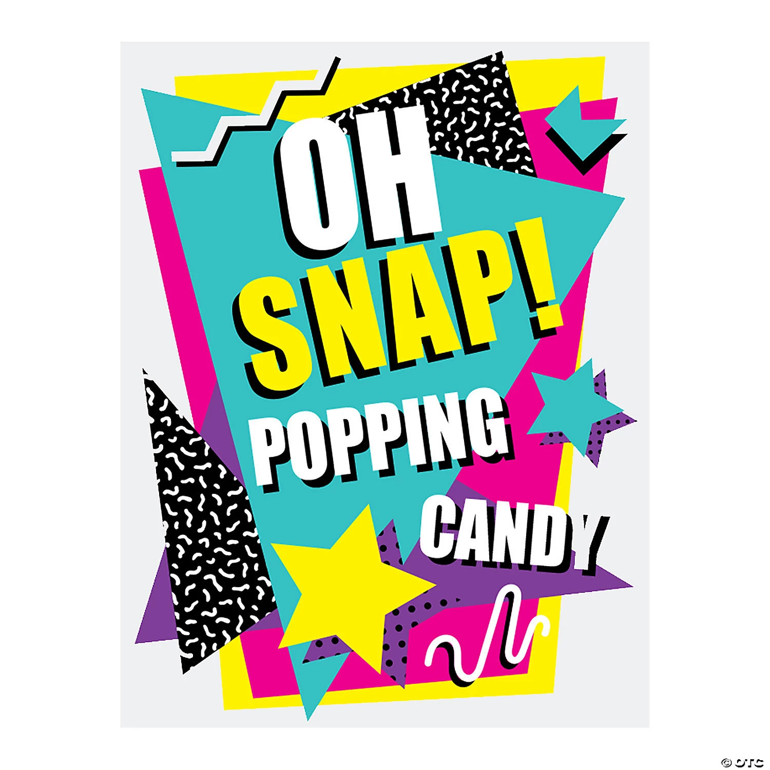 90s Popping Candy with Stickers Kit - 36 Pc. 4 90s Popping Candy with Stickers Kit - 36 Pc. - Image 2
