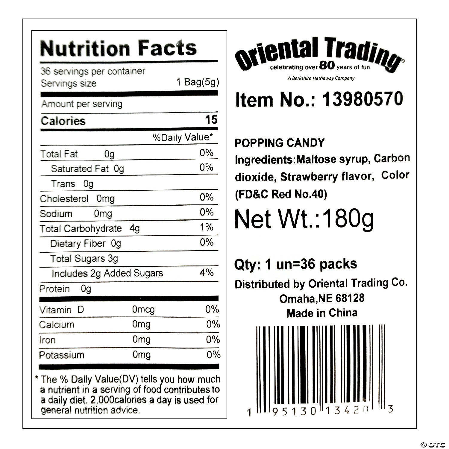 90s Popping Candy with Stickers Kit - 36 Pc. 5 90s Popping Candy with Stickers Kit - 36 Pc. - Image 3