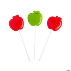 Apple-Shaped Lollipops - 12 Pc.