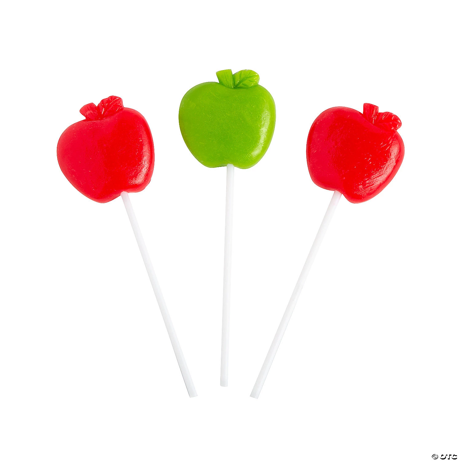 Apple-Shaped Lollipops - 12 Pc. 3 Apple-Shaped Lollipops - 12 Pc.