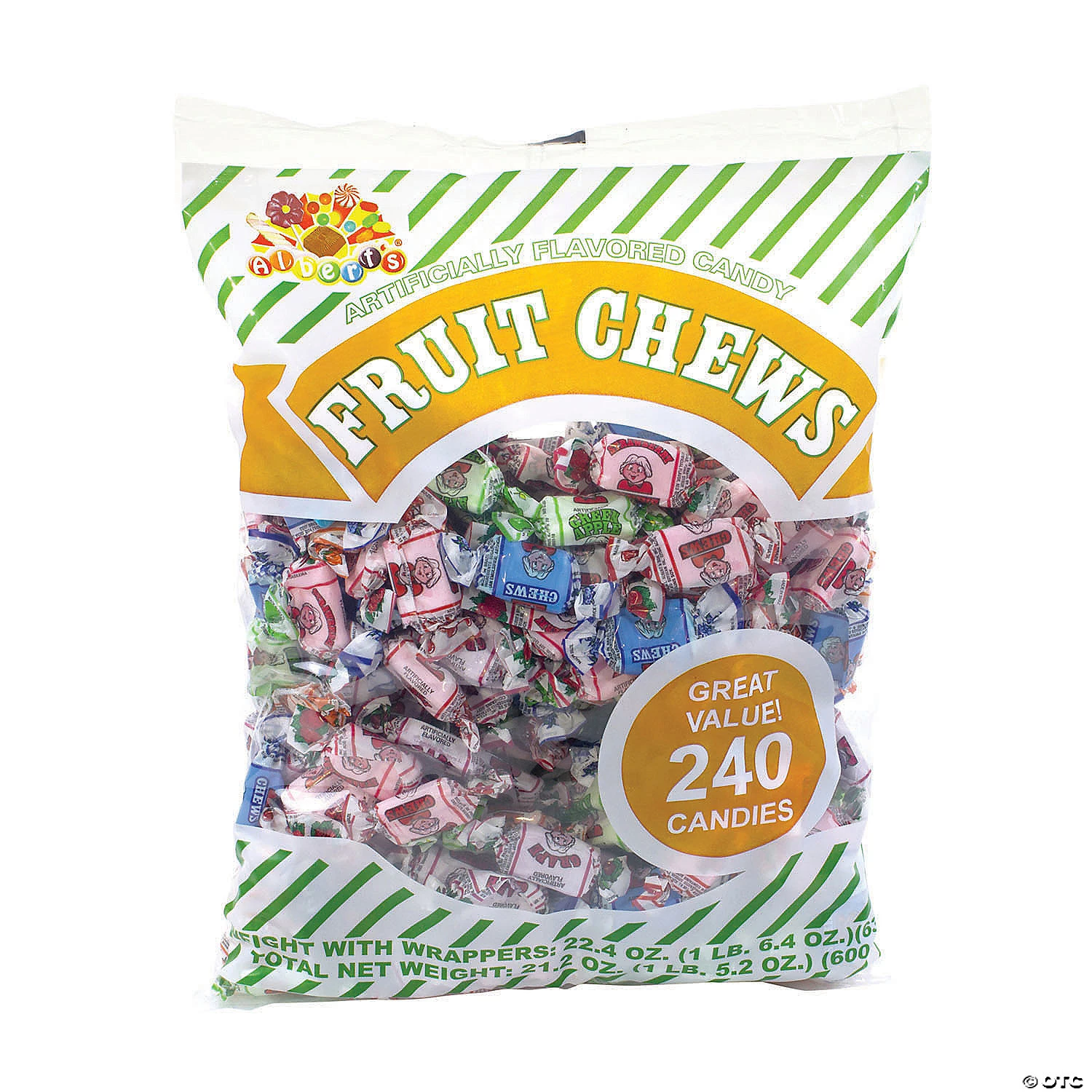 Assorted Fruit Chews, 240 Count 3 Assorted Fruit Chews, 240 Count