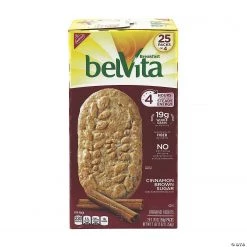 Belvita Breakfast Biscuits Cinnamon Brown Sugar 4 Packs, 25 Count -Candy&Snacks Official Shop belvita breakfast biscuits cinnamon brown sugar 4 packs 25 count13966244 a02 1