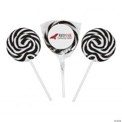 Swirl Lollipops - 24 Pc. -Candy&Snacks Official Shop black and white swirl lollipops 24 pc 5 1428 ip 1