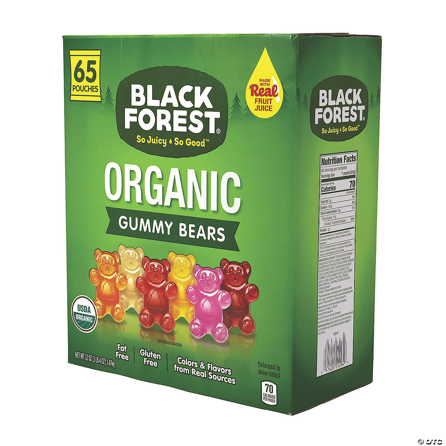 Black Forest Organic Gummy Bears, 0.8 oz, 65 Count 5 Black Forest Organic Gummy Bears, 0.8 oz, 65 Count - Image 3