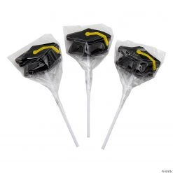 Graduation Mortarboard Hat Suckers - 12 Pc.