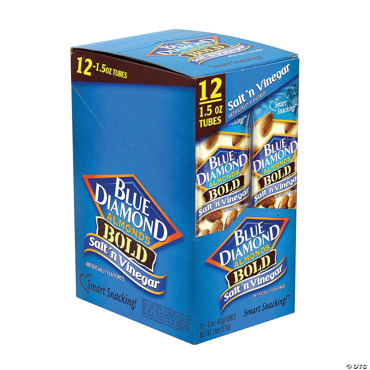 BLUE DIAMOND Almonds Bold Salt 'n Vinegar, 1.5 oz, 12 Count 3 BLUE DIAMOND Almonds Bold Salt 'n Vinegar, 1.5 oz, 12 Count