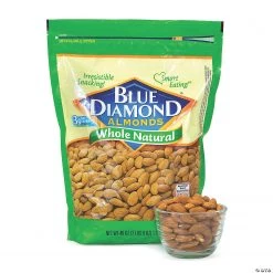 BLUE DIAMOND Natural Almonds - 40oz bag -Candy&Snacks Official Shop blue diamond natural almonds 40oz bag13966540 a02 1