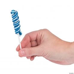 Mini Twisty Lollipops - 24 Pc. -Candy&Snacks Official Shop blue mini twisty lollipops 24 pc 13640406 a01 1