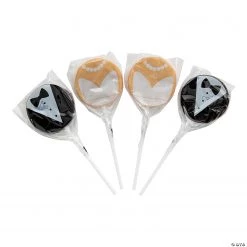 Bride & Groom Lollipops - 12 Pc.