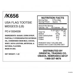 Bulk Tootsie Roll® USA Flag Midgees Chocolate Candy - 1680 Pc. 9 Bulk Tootsie Roll® USA Flag Midgees Chocolate Candy - 1680 Pc. -Candy&Snacks Official Shop bulk tootsie roll sup sup usa flag midgees chocolate candy 1680 pc k656 b a05 1