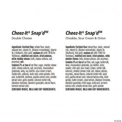 CHEEZ-IT Snap'd Cheesy Baked Snack Variety Pack, 0.75 oz, 42 Count -Candy&Snacks Official Shop cheez it snapd cheesy baked snack variety pack 0 75 oz 42 count13966404 a04 1