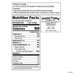 Chocolate Easter Bunny Lollipops - 12 Pc. 5 Chocolate Easter Bunny Lollipops - 12 Pc. -Candy&Snacks Official Shop chocolate easter bunny lollipops 12 pc 37 1212 a05 1