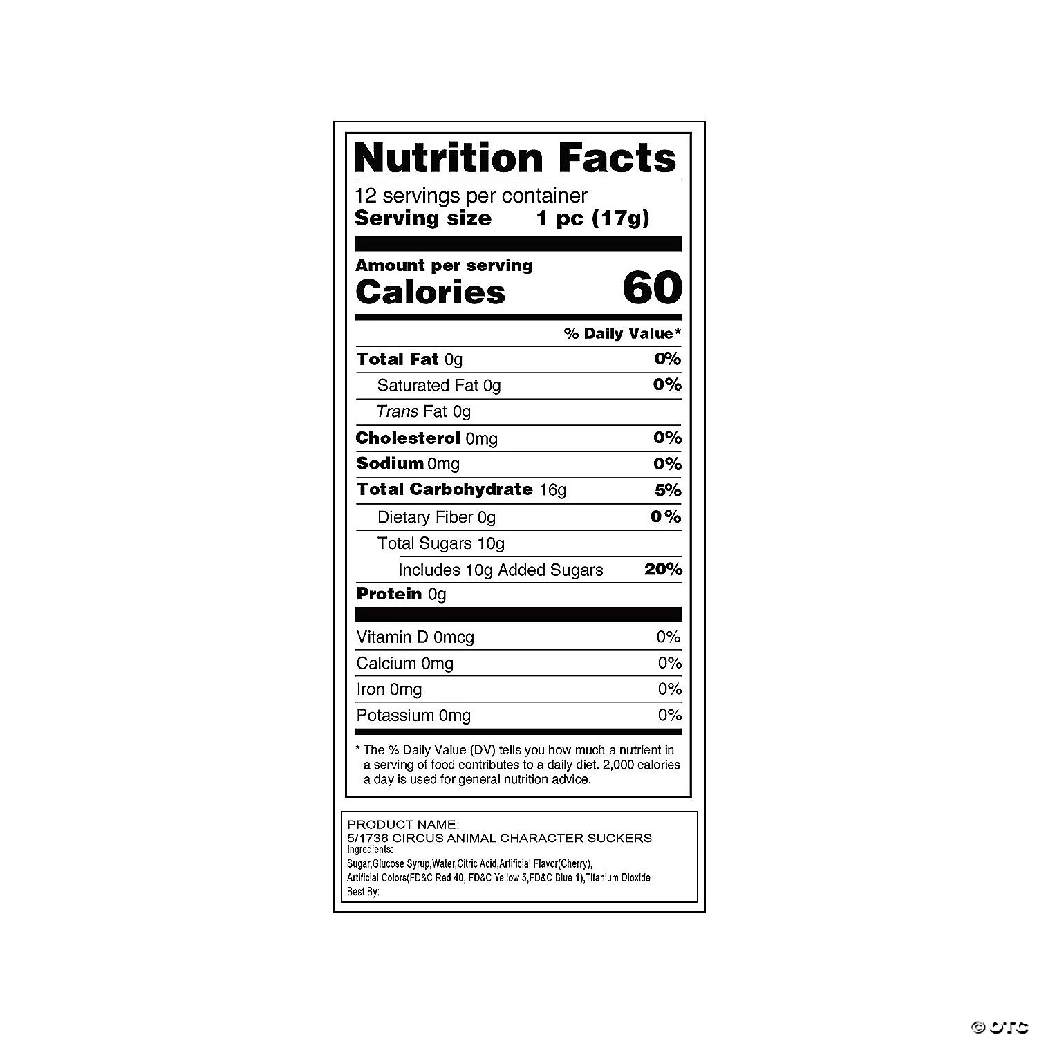 Circus Animal Character Lollipops - 12 Pc. 4 Circus Animal Character Lollipops - 12 Pc. - Image 2