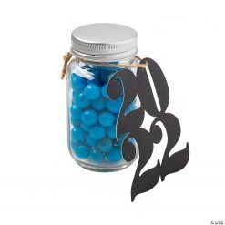 Class of 2022 Sixlets® Blue Chocolate Candy Favor Jar Kit for 12 Guests