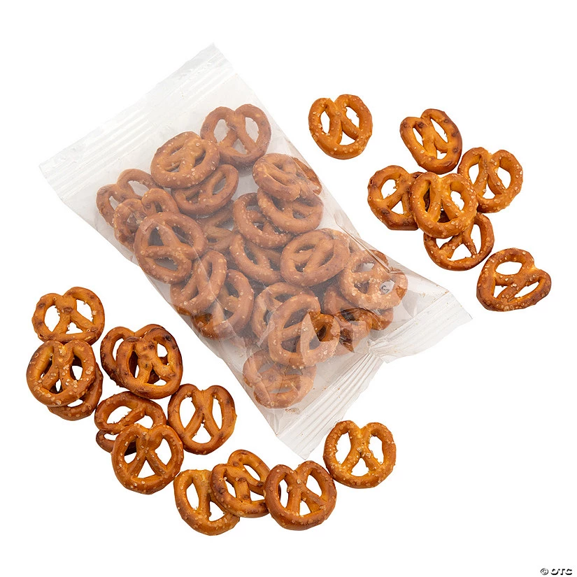 Clear Pretzel Fun Packs - 48 Pc. 3 Clear Pretzel Fun Packs - 48 Pc.