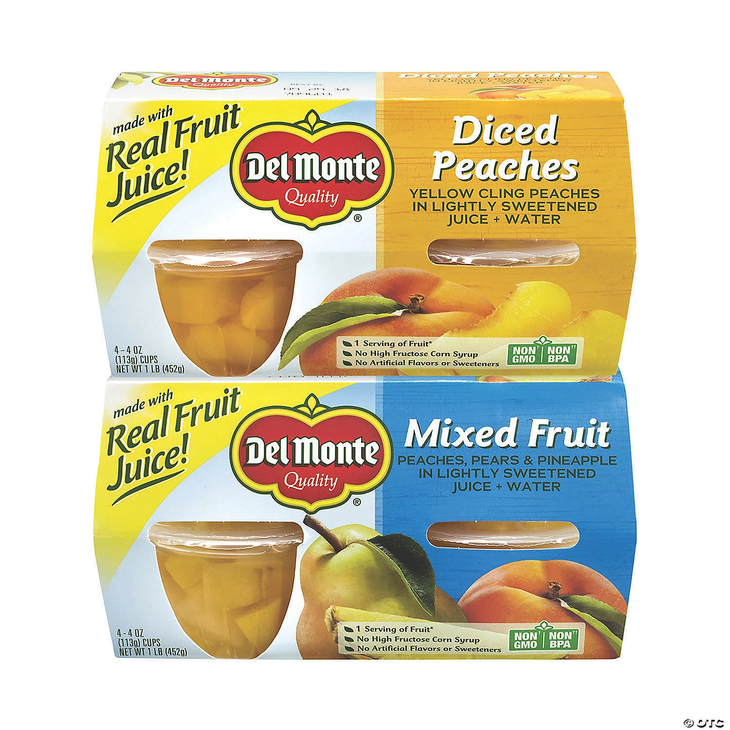 DEL MONTE Diced Peaches & Mixed Fruit Cups, 4 oz, 16 Count 6 DEL MONTE Diced Peaches & Mixed Fruit Cups, 4 oz, 16 Count - Image 4