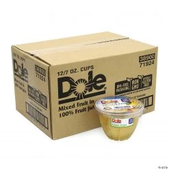 Dole Mixed Fruit in 100% Fruit Juice Cups, 7 oz, 12 Count