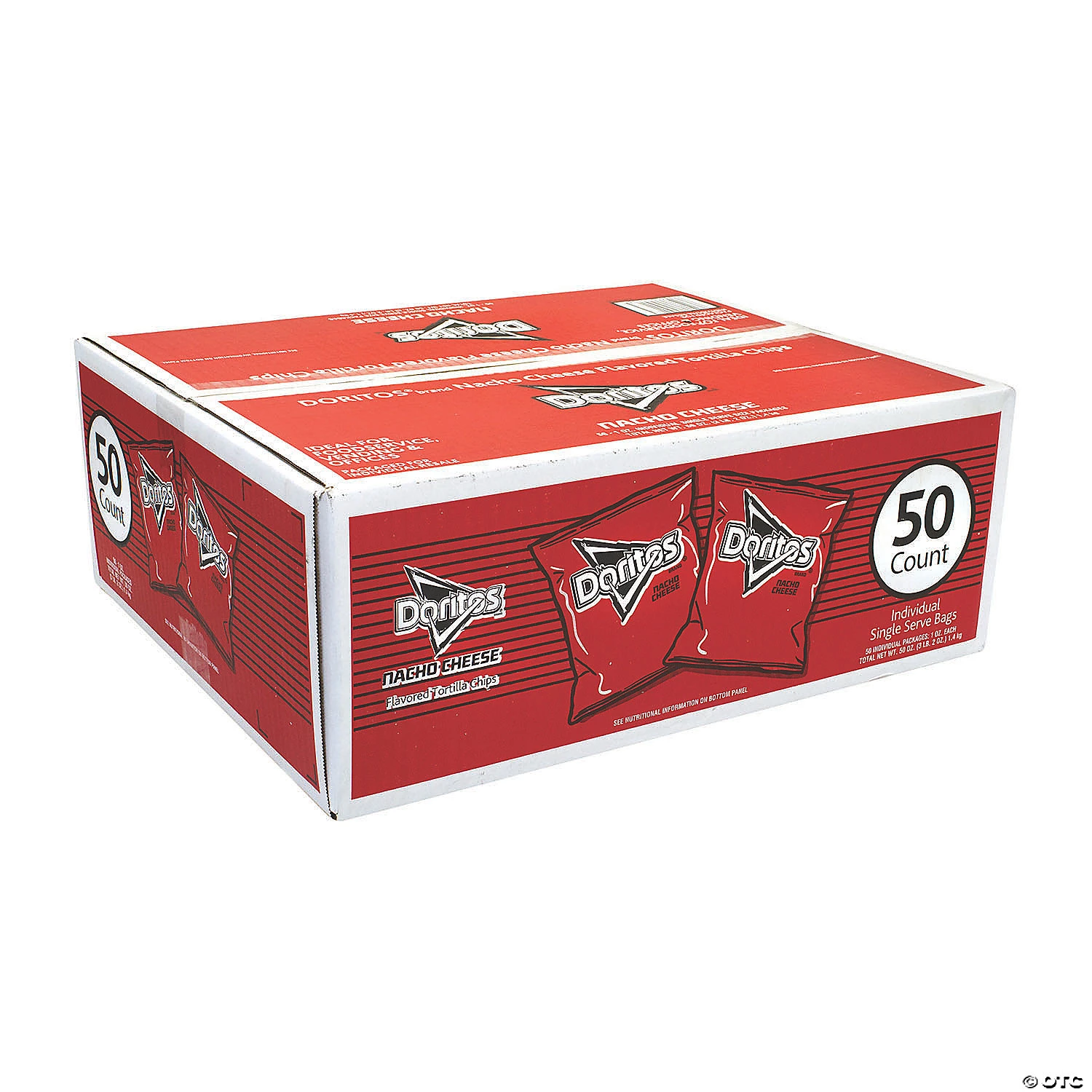 DORITOS Nacho Cheese Tortilla Chips, 1 oz, 50 Count 4 DORITOS Nacho Cheese Tortilla Chips, 1 oz, 50 Count - Image 2