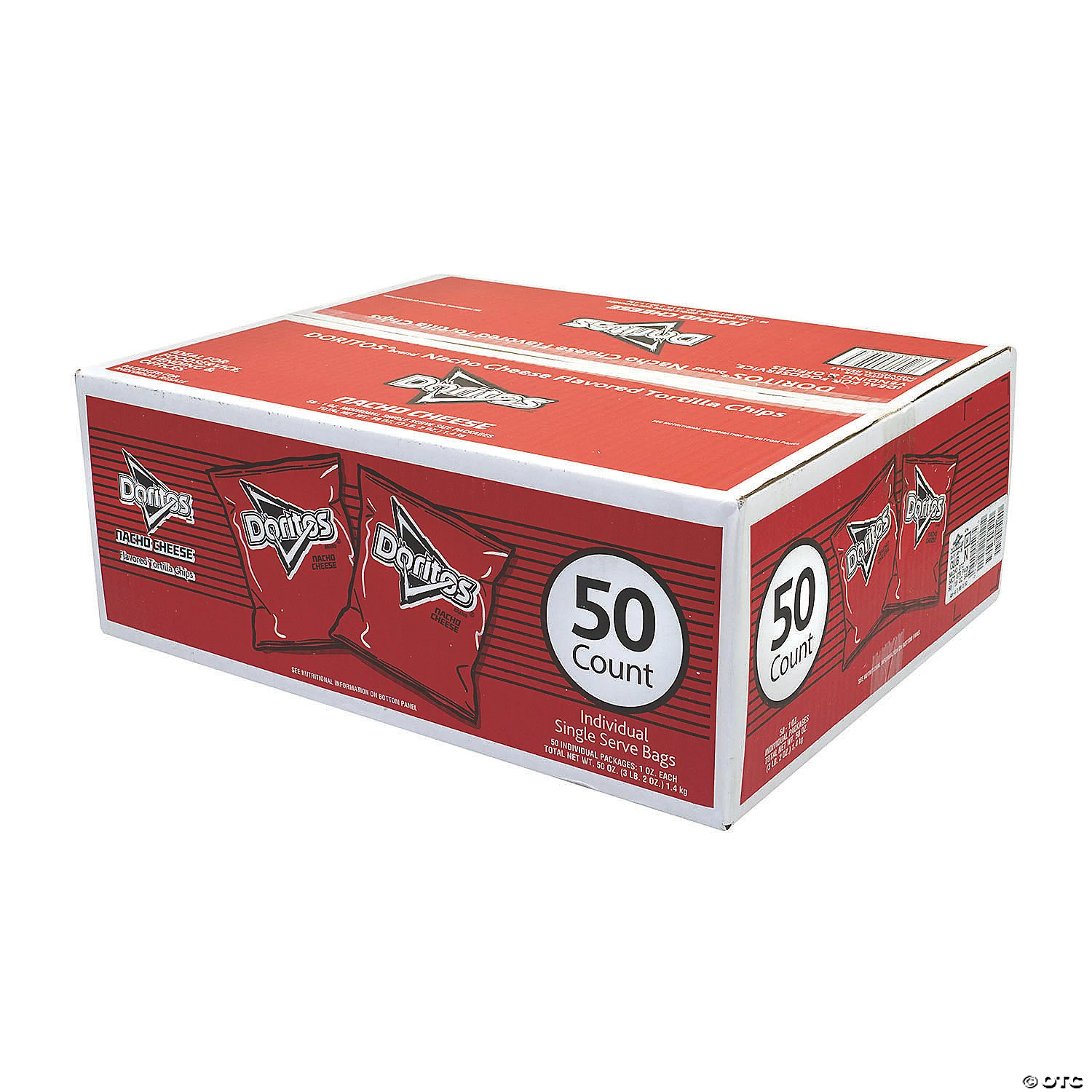DORITOS Nacho Cheese Tortilla Chips, 1 oz, 50 Count 5 DORITOS Nacho Cheese Tortilla Chips, 1 oz, 50 Count - Image 3