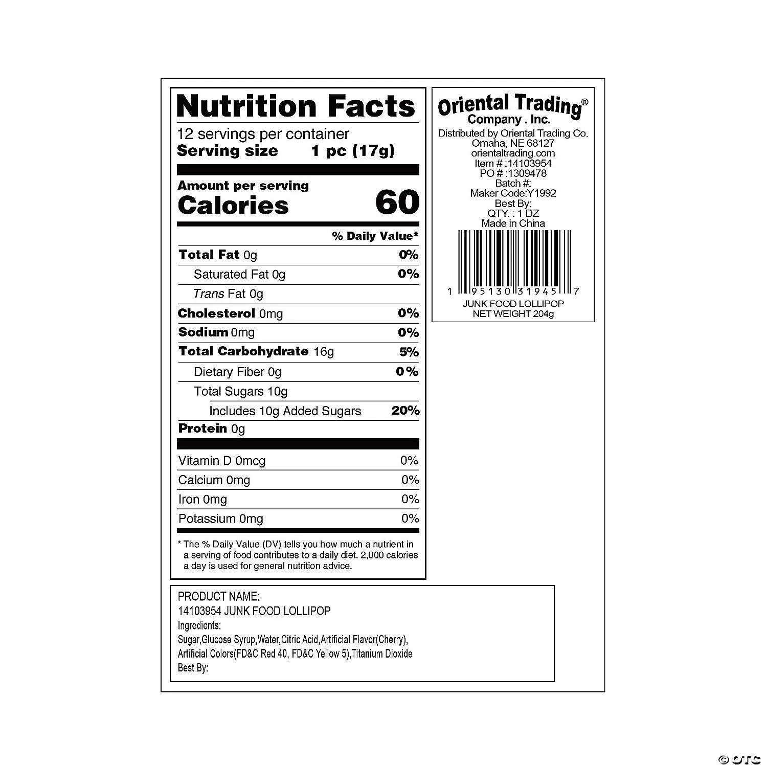 Fast Food Lollipops – 12 Pc. 4 Fast Food Lollipops – 12 Pc. - Image 2