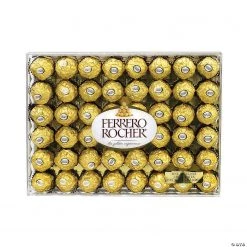 FERRERO ROCHER Hazelnut Chocolate Diamond Gift Box, 48 Pieces