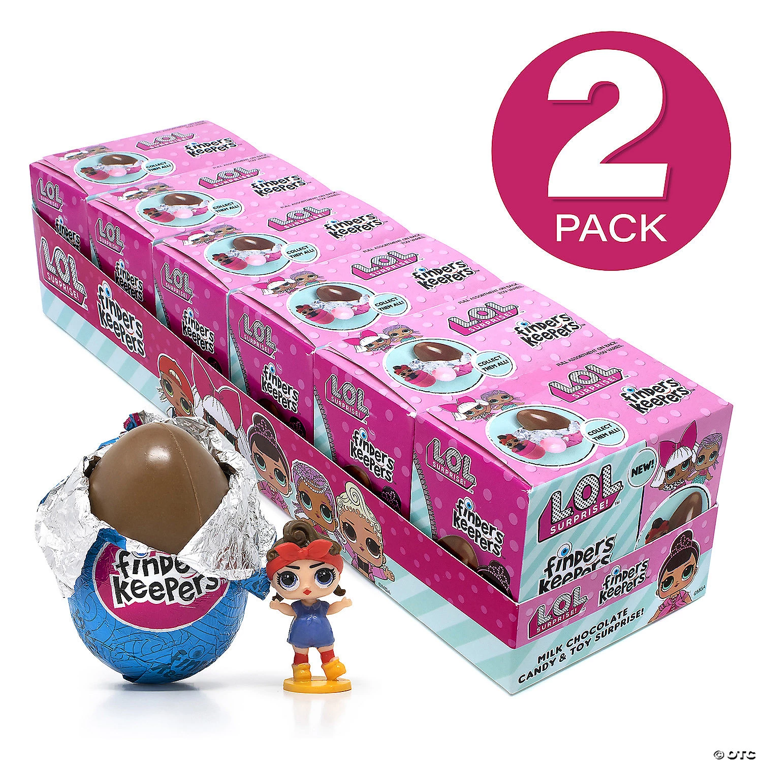 FINDERS KEEPERS L.O.L. Milk Chocolate Candy Egg & Toy Surprise, 6 Count 3 FINDERS KEEPERS L.O.L. Milk Chocolate Candy Egg & Toy Surprise, 6 Count