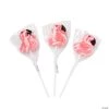 Flamingo Swirl Lollipops - 12 Pc.
