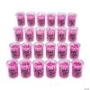 For You Pink Sixlets® Shimmer Pink Chocolate Candies Wedding Favor Kit for 24