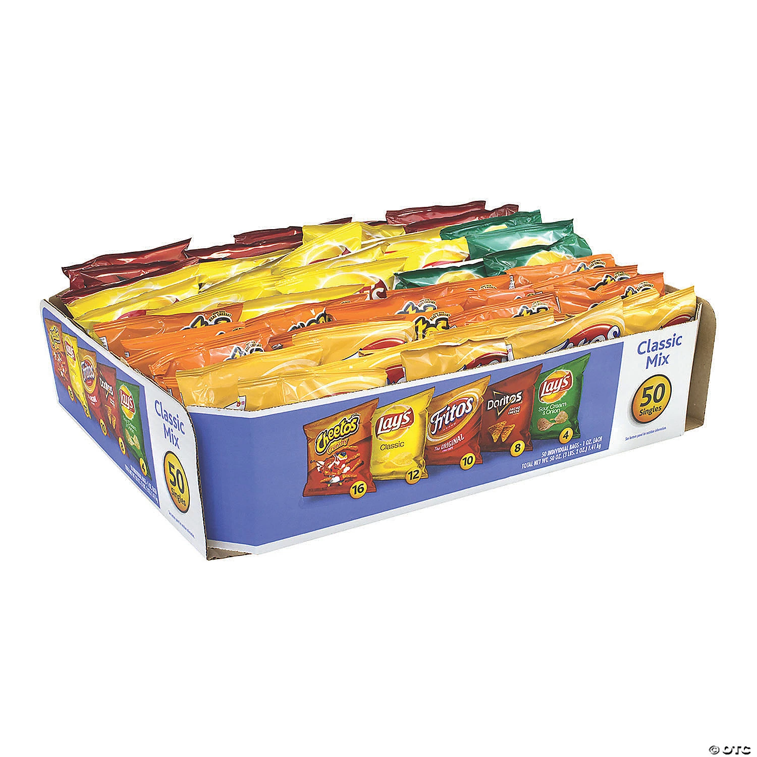 FRITO LAY Potato Chips Bags Variety Pack, 1 oz, 50 Count 4 FRITO LAY Potato Chips Bags Variety Pack, 1 oz, 50 Count - Image 2