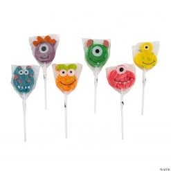 Goofy Monster Lollipops - 12 Pc.