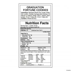 Graduation Fortune Cookies - 50 Pc. -Candy&Snacks Official Shop graduation fortune cookies 50 pc k505 a05 1