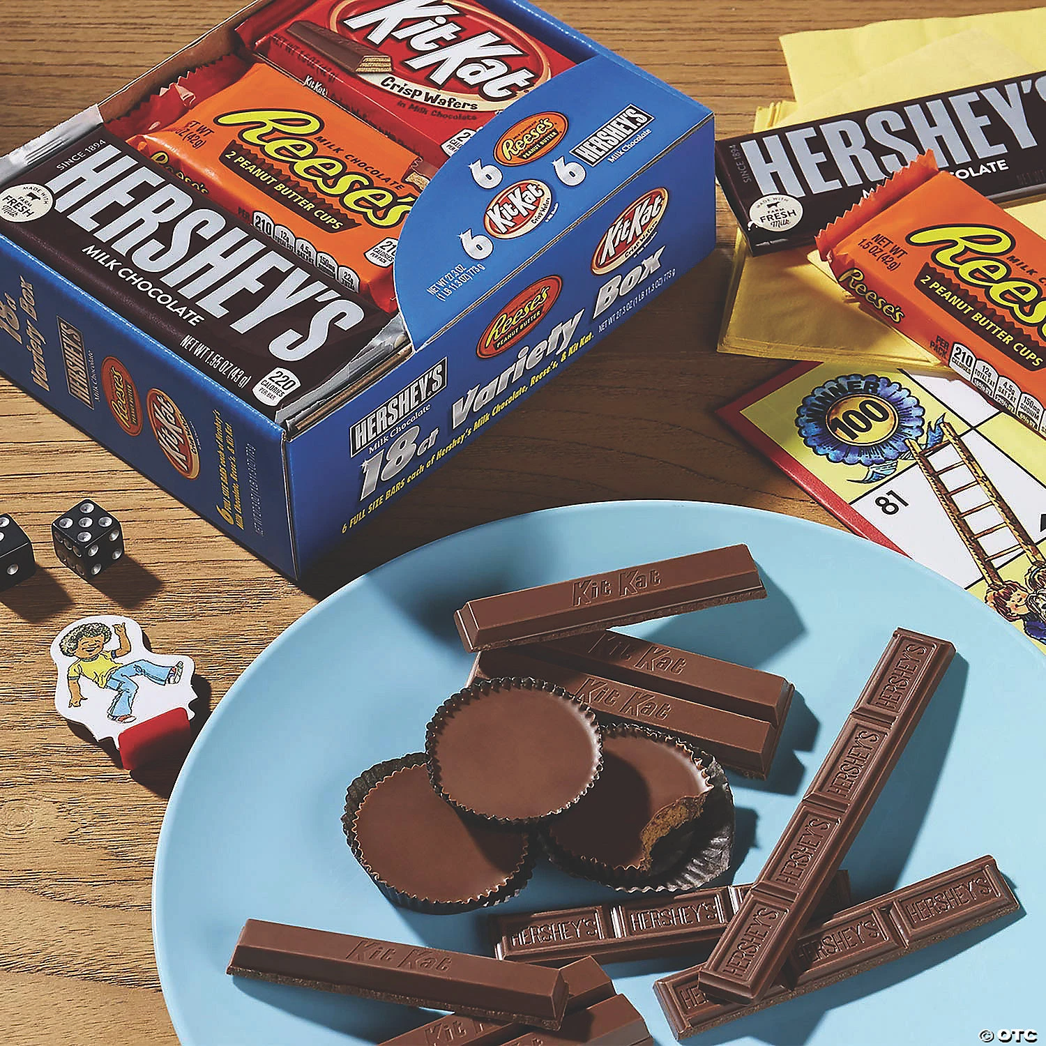 HERSHEY'S Chocolate Candy Bar Variety Pack (Hershey's, Reese's, Kit Kat) 18 Count 4 HERSHEY'S Chocolate Candy Bar Variety Pack (Hershey's, Reese's, Kit Kat) 18 Count - Image 2