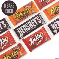 HERSHEY'S Chocolate Candy Bar Variety Pack (Hershey's, Reese's, Kit Kat) 18 Count 9 HERSHEY'S Chocolate Candy Bar Variety Pack (Hershey's, Reese's, Kit Kat) 18 Count -Candy&Snacks Official Shop hersheys chocolate candy bar variety pack hersheys reeses kit kat 18 count13966349 a02 1