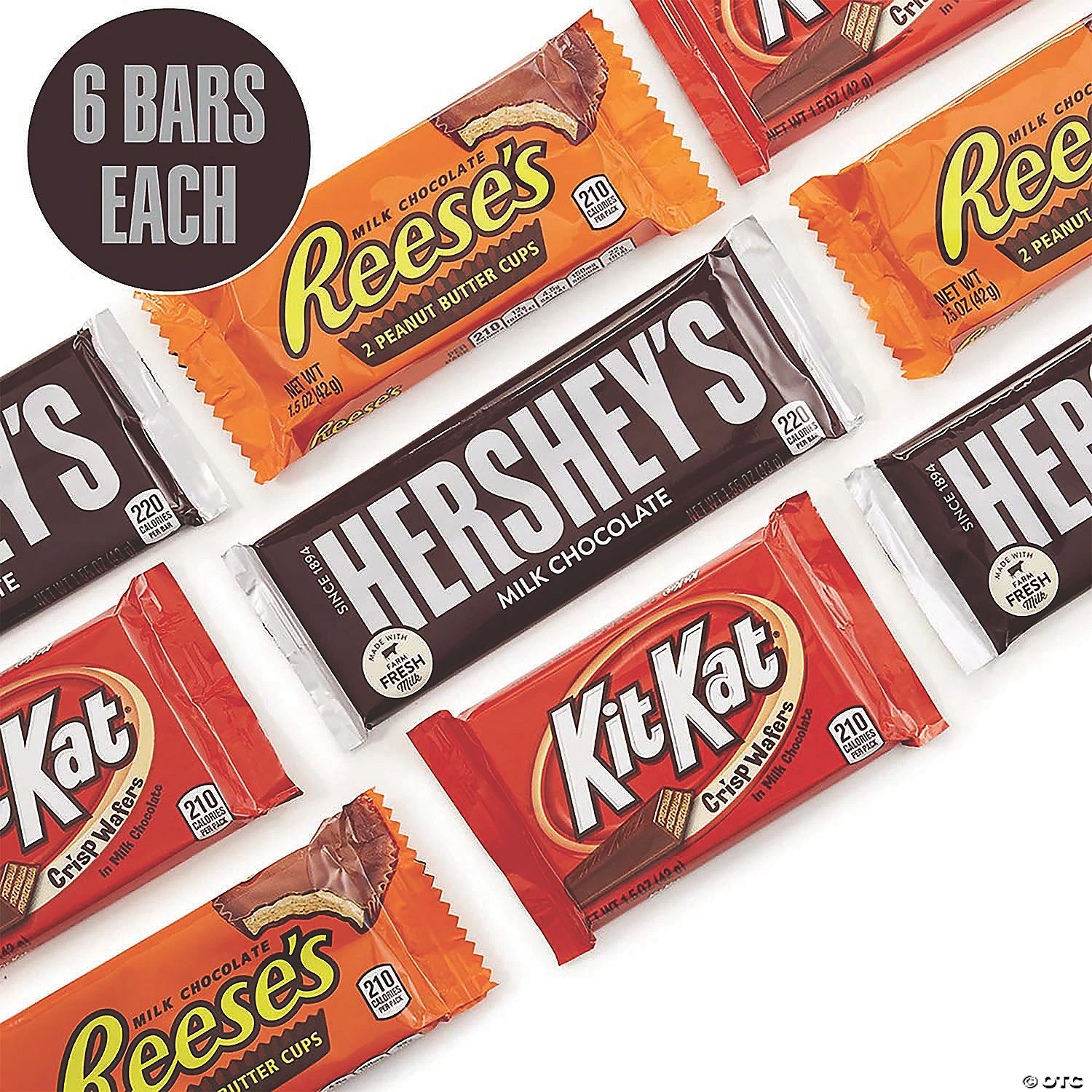 HERSHEY'S Chocolate Candy Bar Variety Pack (Hershey's, Reese's, Kit Kat) 18 Count 5 HERSHEY'S Chocolate Candy Bar Variety Pack (Hershey's, Reese's, Kit Kat) 18 Count - Image 3