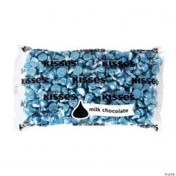 HERSHEY'S KISSES Milk Chocolates, Blue, 66.7 oz