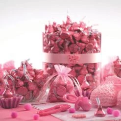 HERSHEY'S KISSES Milk Chocolates, Pink, 66.7 oz -Candy&Snacks Official Shop hersheys kisses milk chocolates pink 66 7 oz13966403 a02 1