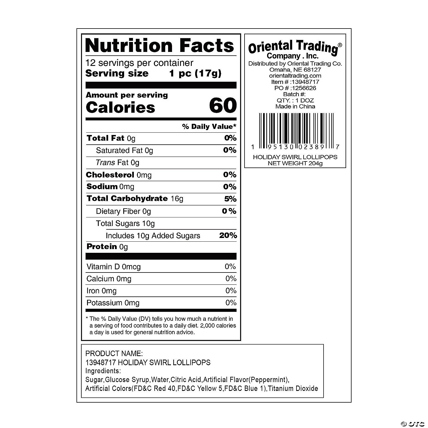 Holiday Swirl Lollipops - 12 Pc. 4 Holiday Swirl Lollipops - 12 Pc. - Image 2