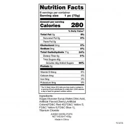 Jumbo Swirl Lollipops - 6 Pc. -Candy&Snacks Official Shop jumbo swirl lollipops 6 pc 13724448 a05 1