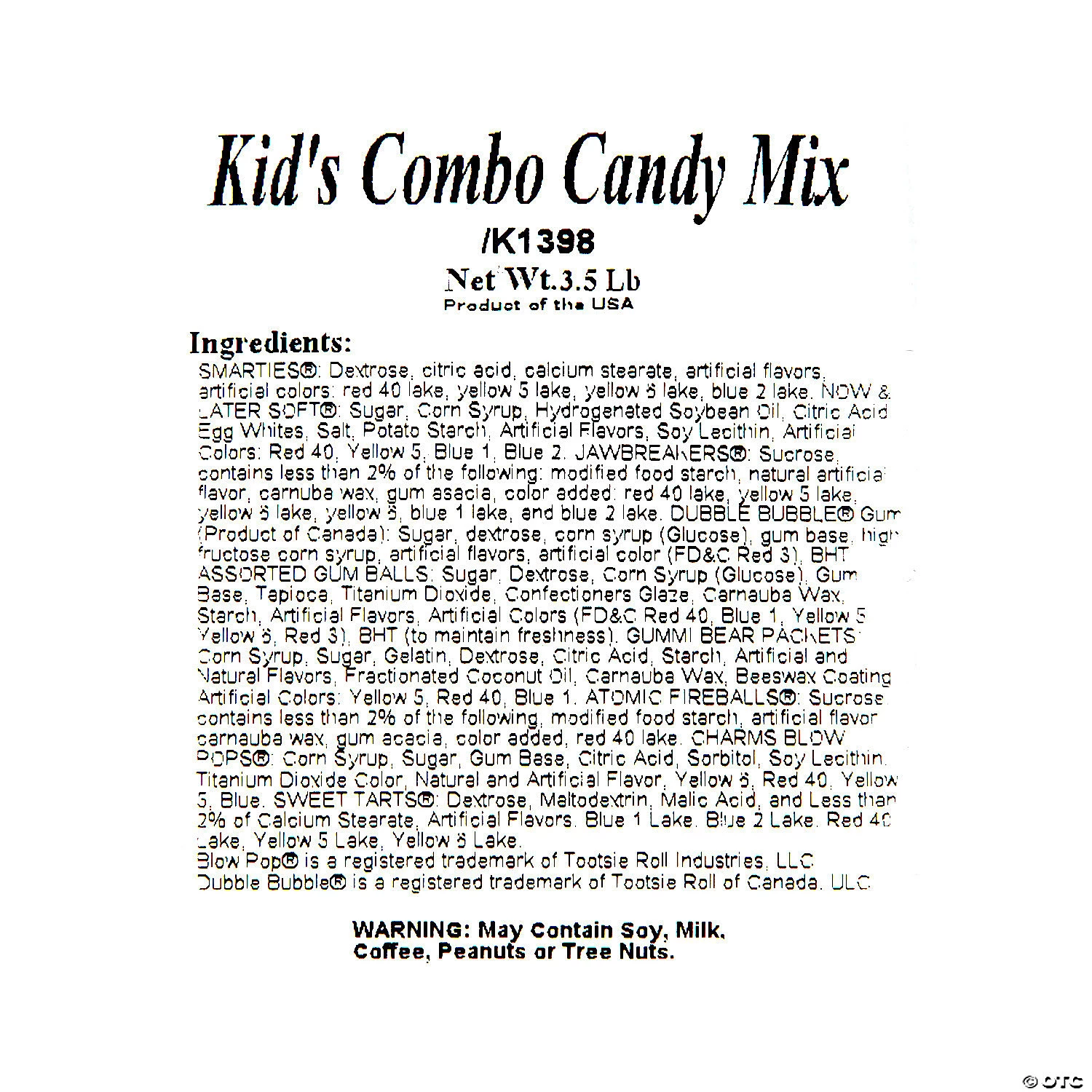 Kid’s Combo Assorted Candy - 206 Pc. 7 Kid’s Combo Assorted Candy - 206 Pc. - Image 5