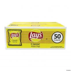 LAYS Original Potato Chips, 1 oz, 50 Count