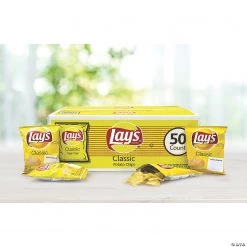 LAYS Original Potato Chips, 1 oz, 50 Count -Candy&Snacks Official Shop lays original potato chips 1 oz 50 count13966250 a05 1