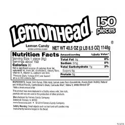 Lemonhead® Hard Candy Tub - 150 Pc. -Candy&Snacks Official Shop lemonhead sup sup hard candy tub 150 pc 13907985 a05 1