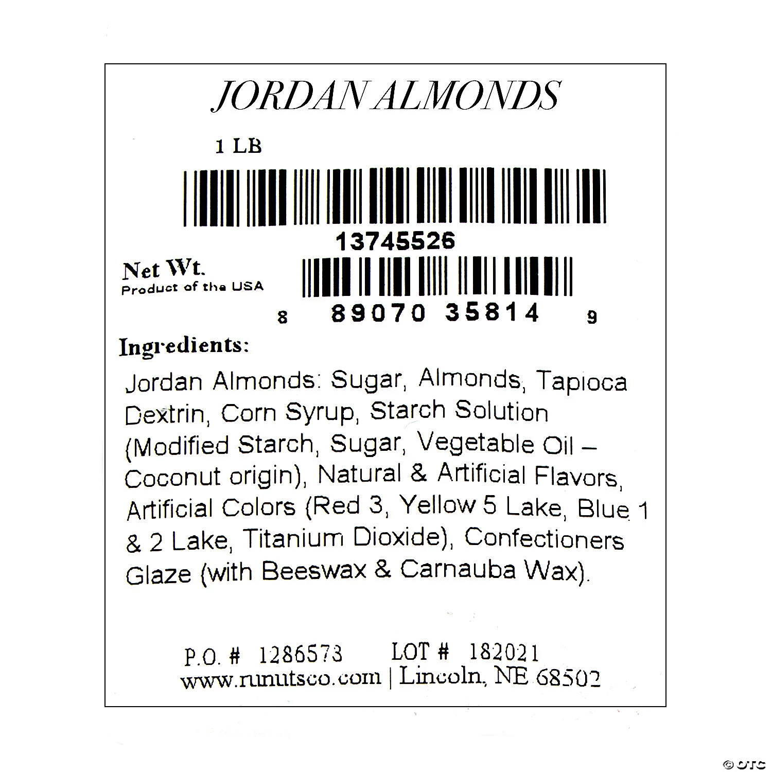 Jordan Almonds 6 Jordan Almonds - Image 4