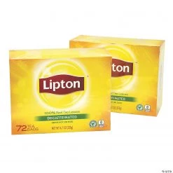 LIPTON Decaffeinated Tea Bags, 144 Count -Candy&Snacks Official Shop lipton decaffeinated tea bags 144 count13966329 a02 1