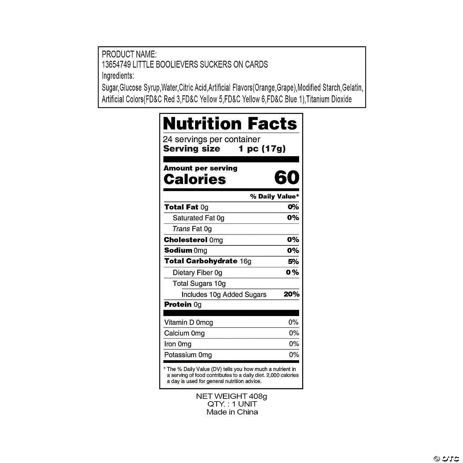 Little Boolievers Lollipops with Card for 24 5 Little Boolievers Lollipops with Card for 24 - Image 3