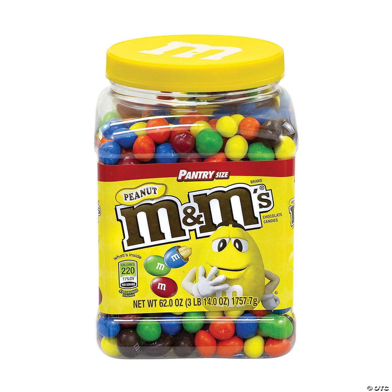 M&M's Milk Chocolate Peanut Candies Jar, 62 oz 3 M&M's Milk Chocolate Peanut Candies Jar, 62 oz