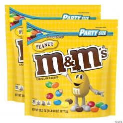 M&M's Party Bag Peanut, 38 oz, 2 Pack