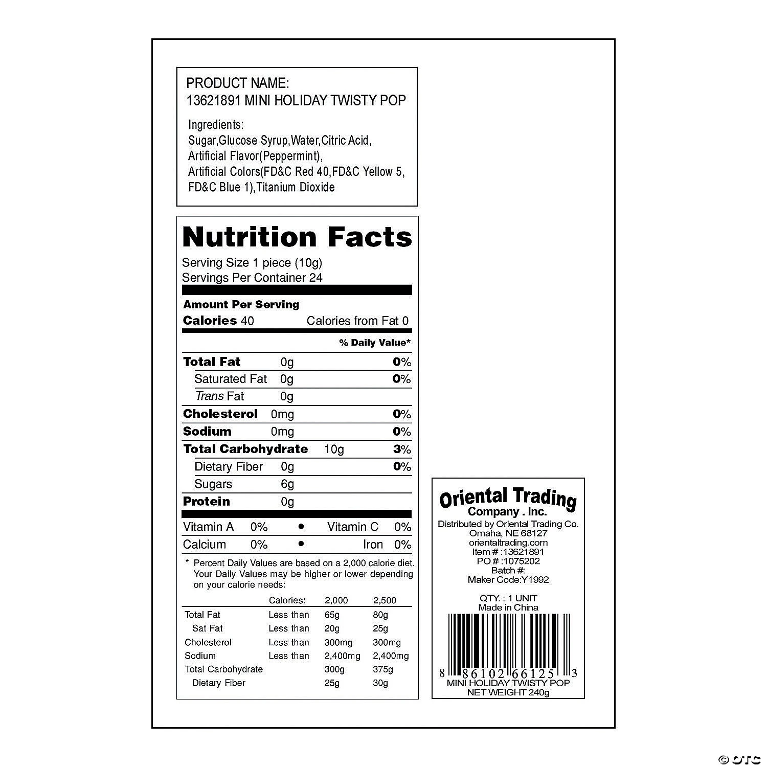 Mini Holiday Twisty Lollipops - 24 Pc. 5 Mini Holiday Twisty Lollipops - 24 Pc. - Image 3