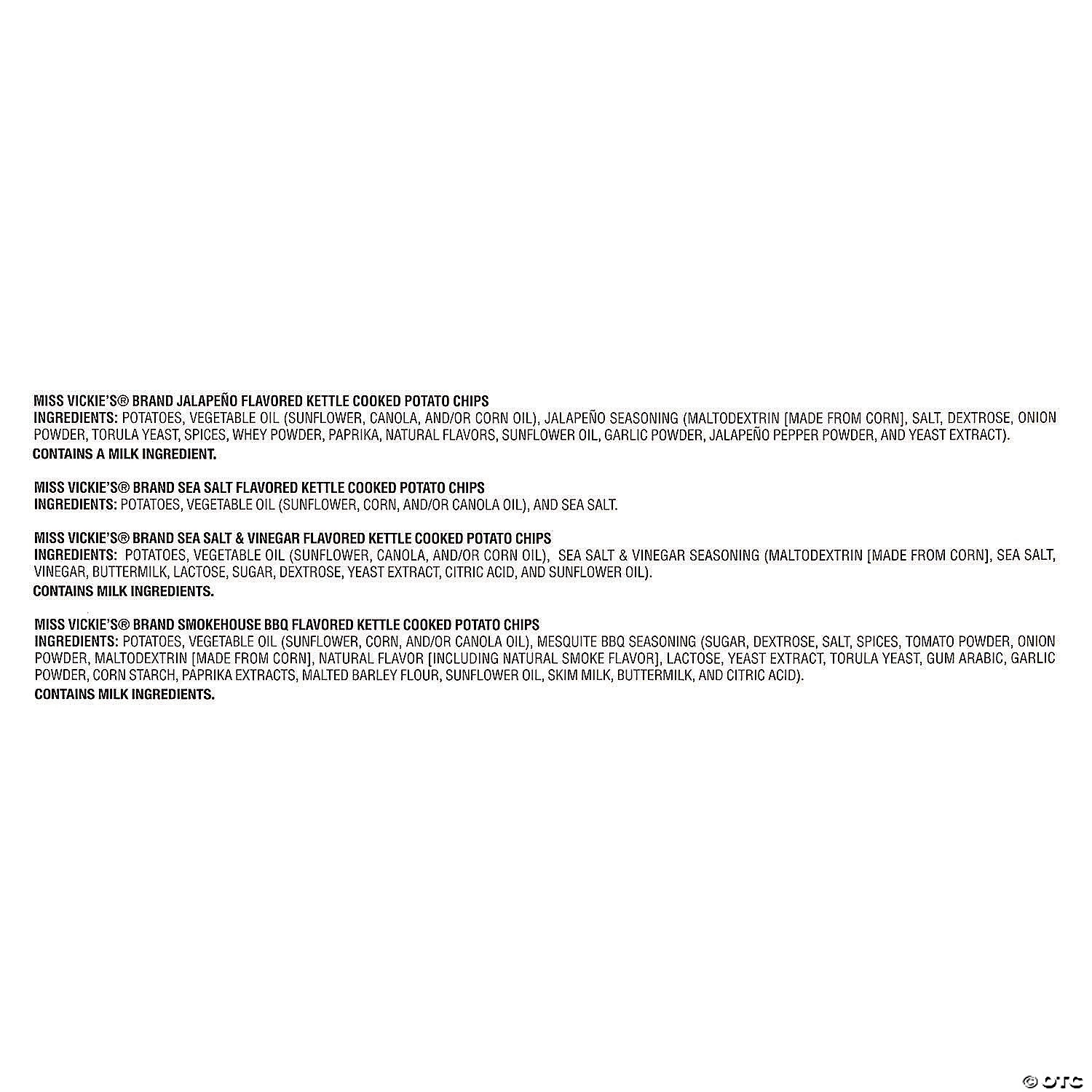 MISS VICKIE'S Kettle Cooked Chips Variety Mix, 30 Count 7 MISS VICKIE'S Kettle Cooked Chips Variety Mix, 30 Count - Image 5