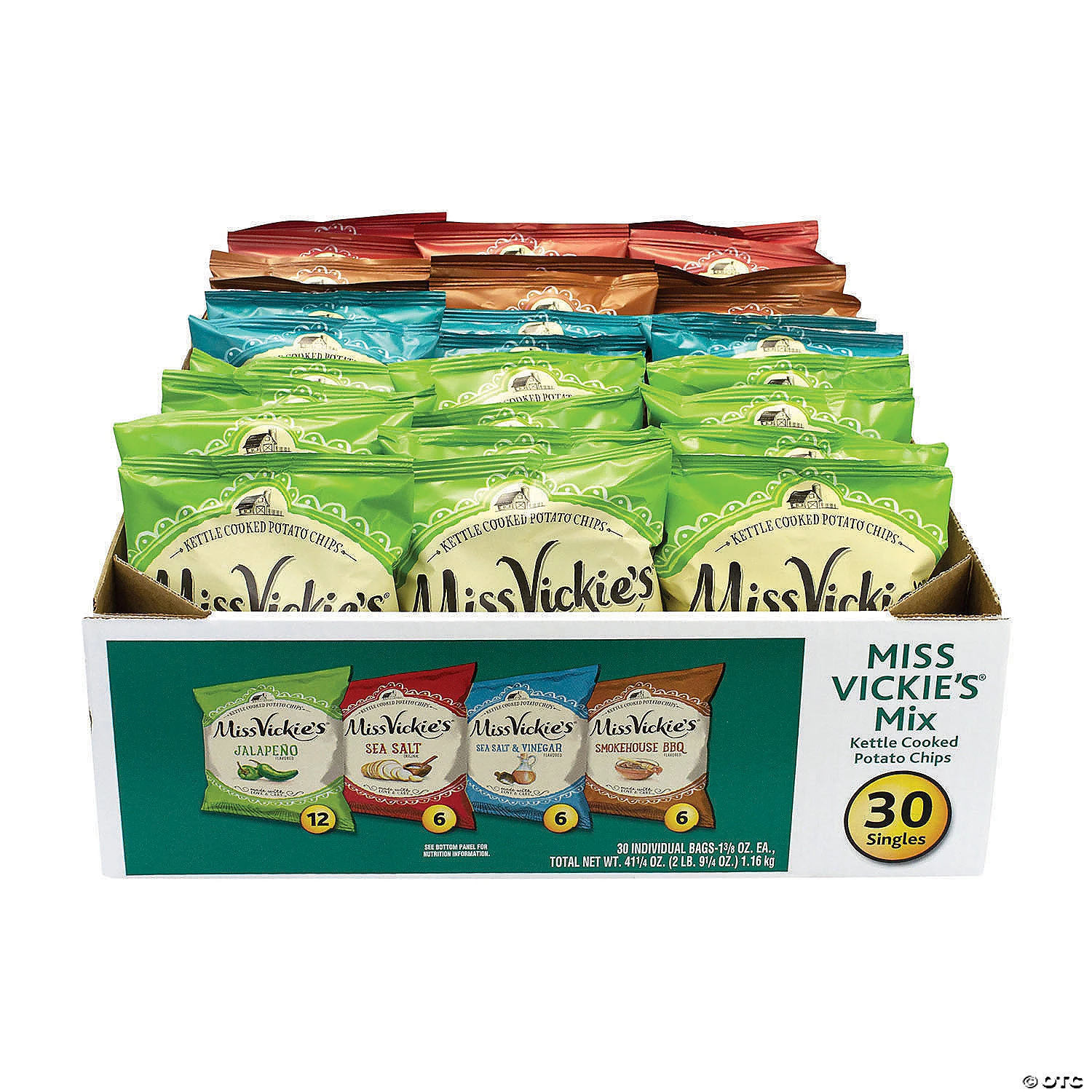 MISS VICKIE'S Kettle Cooked Chips Variety Mix, 30 Count 3 MISS VICKIE'S Kettle Cooked Chips Variety Mix, 30 Count